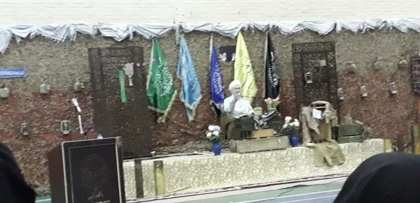 مراسم بزرگداشت هفته بسیج بامشارکت بسیج اساتید ودانشجویی پردیس حضرت معصومه  5