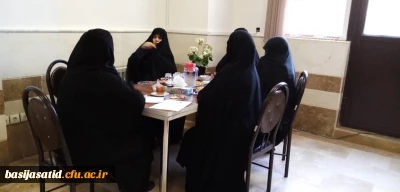 جلسه هماهنگی وبرنامه ریزی  بسیج اساتید پردیس حضرت معصومه سلام الله علیها با مسۍولین مدرسه علمیه حضرت امنه سلام الله علیها