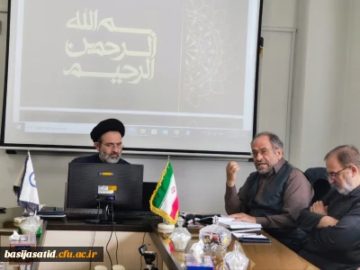 برگزاری جلسه مشترک مسؤول محترم بسیج اساتید و دفتر هماهنگی کانون های استادی دانشگاه فرهنگیان و کمیته های مشورتی و هم اندیشی بسیج اساتید با مسؤول جدید نهاد نمایندگی مقام معظم رهبری در دانشگاه فرهنگیان